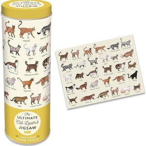 The Ultimate Cat Lover’s Jigsaw 1000 Piece Puzzle by Robert Frederick - NEW